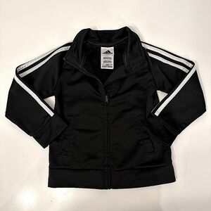 Adidas black toddler jacket